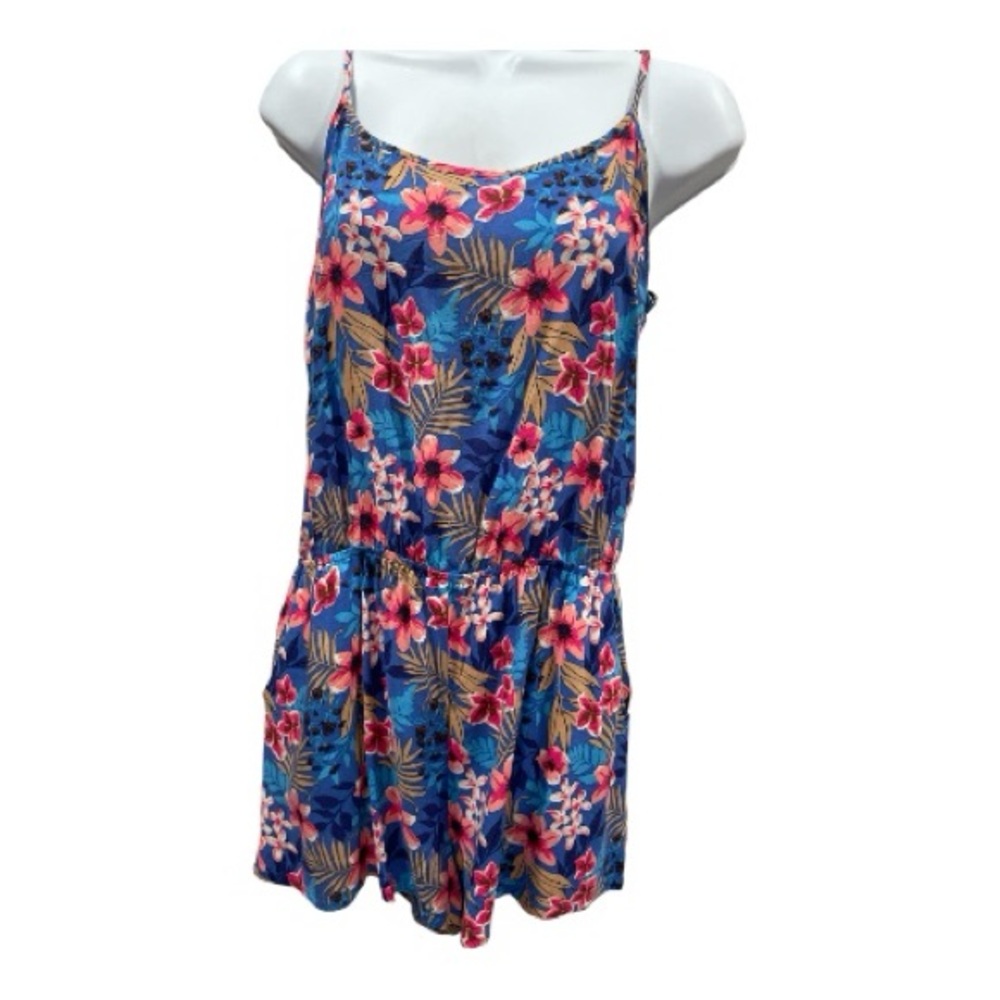 Floral Blue Jumpsuit